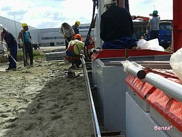Подготовка площадки АЗС с островками к бетонированию